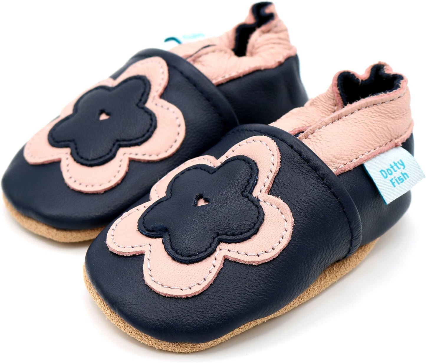 Baby Shoes, Girls Soft Sole Leather Crib Shoes