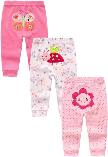 Newborn Pants Baby and Toddler Unisex Cotton Trousers Pants Cute Baby Pants